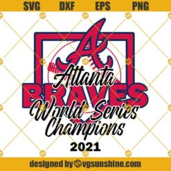 Atlanta Braves World Series SVG, Swing For The Ring SVG, Atlanta Braves SVG