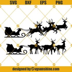 Christmas Deer Santa Svg, Christmas Deer Svg, Santa Svg, Deer Svg