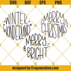 Christmas Ornament Round SVG Bundle