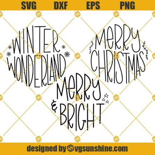 Christmas Ornament Round SVG Bundle