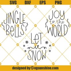 Christmas Quotes Ornament SVG Bundle