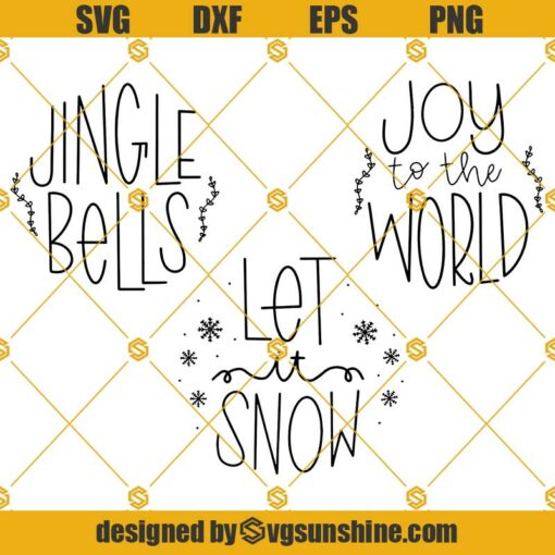 Christmas Quotes Ornament SVG Bundle