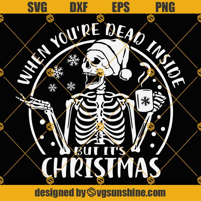 Tumbler | When You're Dead Inside But It's Christmas