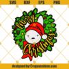 Bad Bunny Merry Christmas Wreath SVG, Bad Bunny Christmas SVG, Christmas Wreath SVG PNG DXF EPS
