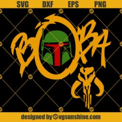 Star Wars Boba Fett SVG PNG DXF EPS Cut Files For Cricut Silhouette