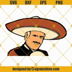 Vicente Fernandez SVG PNG DXF EPS Cut Files For Cricut Silhouette