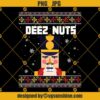 Deez Nuts Ugly Christmas PNG, Deez Nuts Nutcracker Christmas PNG JPG Cut Files
