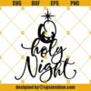 O Holy Night Christmas Tree SVG