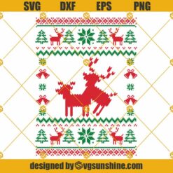 Ugly Christmas Sweater SVG, Ugly Sweater SVG, Christmas t shirt design SVG PNG DXF EPS Cut Files for Cricut Silhouette