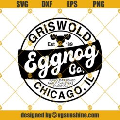 Griswold Eggnog Company SVG, Christmas Vacation SVG, Christmas Shirt Design SVG, Griswold SVG
