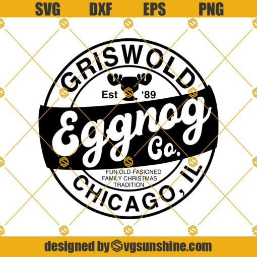 Griswold Eggnog Company SVG, Christmas Vacation SVG, Christmas Shirt Design SVG, Griswold SVG