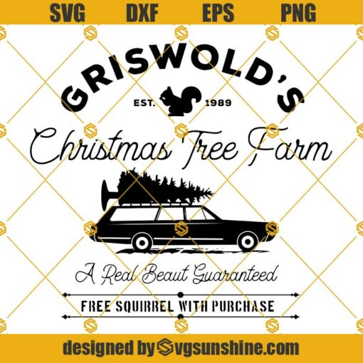 Griswolds Christmas Tree Farm SVG, National Lampoon’s Christmas Vacation SVG PNG DXF EPS Cricut Silhouette