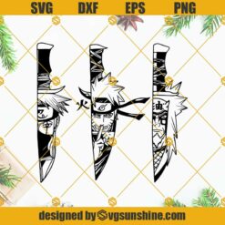 Naruto Bundle SVG, Naruto vector, Naruto silhouette cricut, Naruto Knife SVG, Naruto SVG PNG DXF EPS