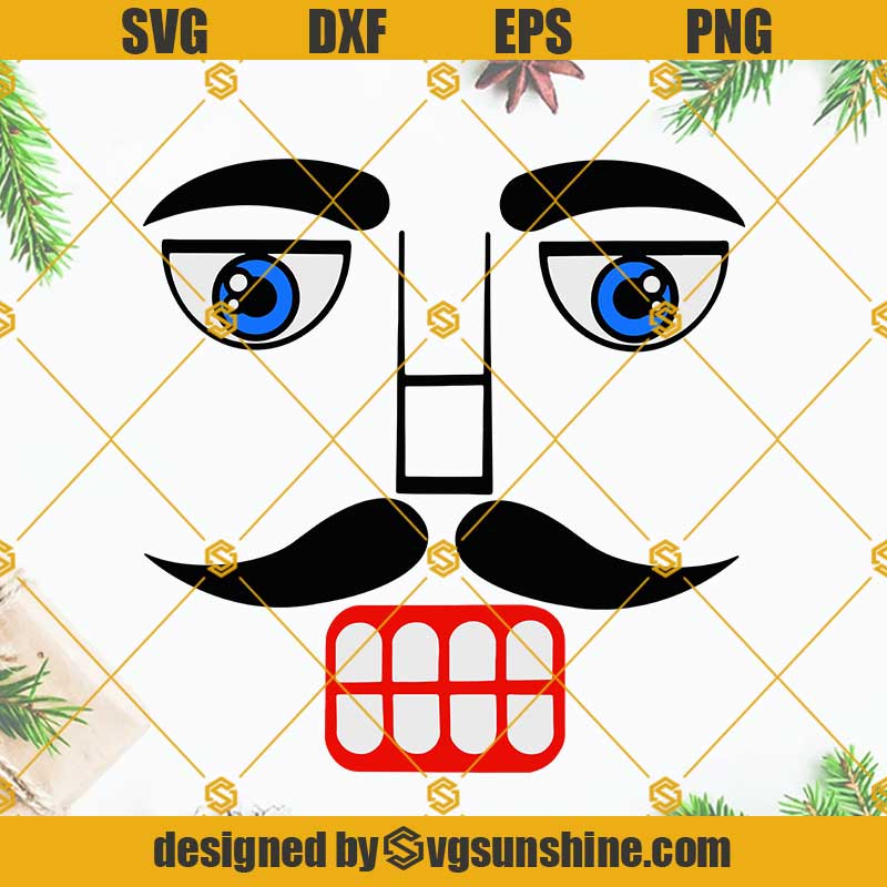Nutcracker Face SVG Cut File Nutcracker SVG Nutcracker Face SVG PNG 