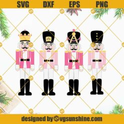 Nutcracker SVG, Nutcracker Face SVG PNG DXF EPS Cricut Clipart, Christmas Toy Soldiers SVG
