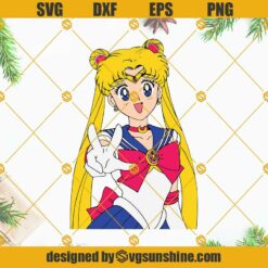 Sailor Moon SVG PNG DXF EPS Cricut Digital Download