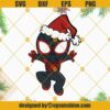 Spider Man Santa Hat Christmas SVG