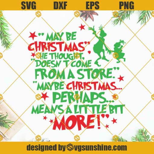 The Grinch Quotes SVG