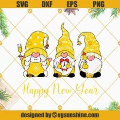 Gnome Happy New Year 2022 SVG, Happy New Year 2022 SVG, Gnome SVG