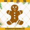 Broken Gingerbread Man SVG