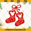 Socks With Mouse Heads Christmas 2021 SVG