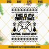 This Is My Christmas Gaming Sweatshirt SVG, Gift Gamer Present Christmas SVG
