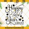 Happy New Year 2022 SVG PNG DXF EPS Digital Download