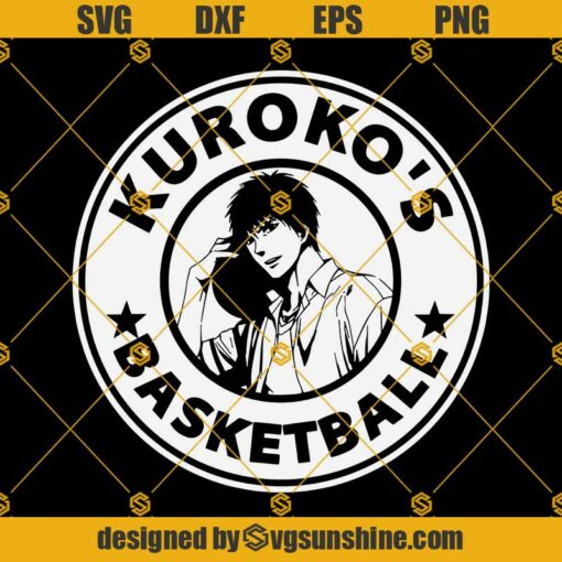 Kuroko SVG, Kuroko’s Basketball SVG PNG DXF EPS Cricut