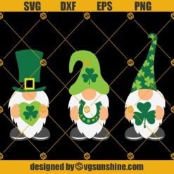 Gnomes St Patricks Day SVG, Irish Gnomes SVG, Leprechaun SVG, St Pattys Gnomes SVG, St. Paddy's day SVG, Horseshoe Lucky Shamrock SVG