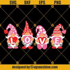 Gnomes Love SVG, Valentine’s Day SVG, Valentines shirt SVG, Gnome SVG, Love SVG, Hugs SVG, Heart SVG