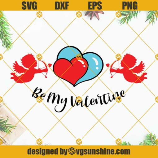 Cupid Be My Valentine SVG, Cute Kinky XoXo Cupid Love Valentines Day SVG, Valentines SVG