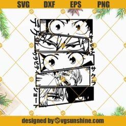 Anime SVG Digital Download, Manga Download, Japanese SVG, Anime Cricut, Cartoon SVG Silhouette