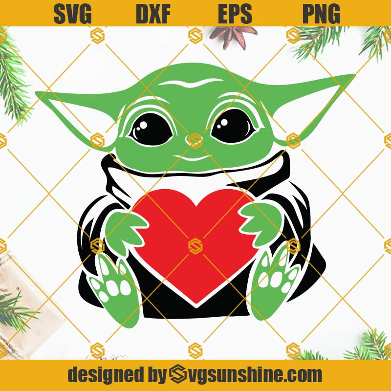 Baby Yoda Valentine Svg Free Svg File For Cricut | The Best Porn Website