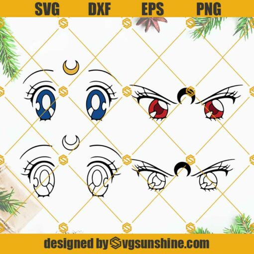 Sailor Moon Eyes SVG Bundle