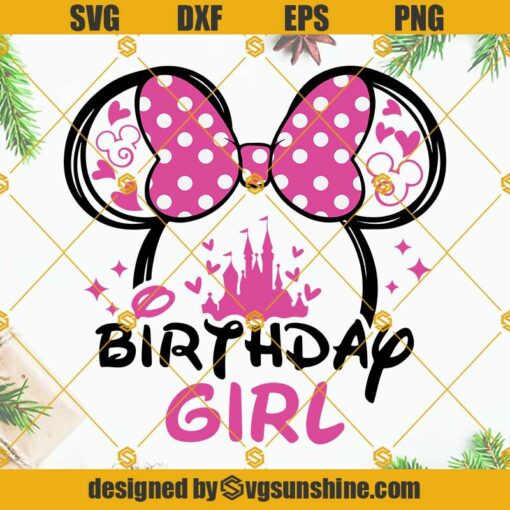 Birthday Girl SVG For Cricut, Birthday SVG For T-shirt, Birthday Princess SVG For Girl Shirt