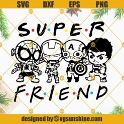 Superhero Friend SVG, Superheros SVG, Friend SVG