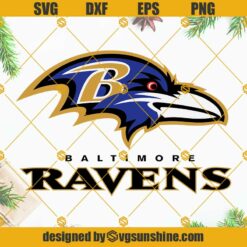 Baltimore Ravens Logo SVG Bundle, Baltimore Ravens SVG, Ravens SVG