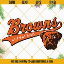 Cleveland Browns 2 Files SVG, Browns SVG, Cleveland Browns SVG For Cricut, Cleveland Browns Logo SVG