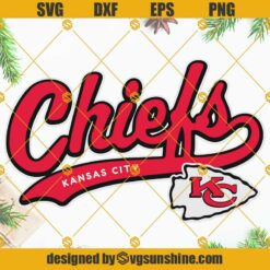 Kansas City Chiefs SVG, Chiefs SVG, Kansas City Chiefs SVG For Cricut, Kansas City Chiefs Logo SVG