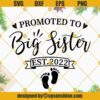 Promoted To Big Sister Est 2022 SVG