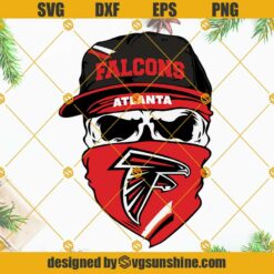 Atlanta Falcons Skull SVG, Falcons SVG, Football SVG, Atlanta Falcons SVG