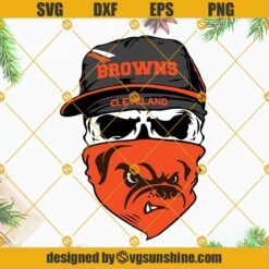 Cleveland Browns Skull SVG, Browns Football SVG, Cleveland Browns SVG