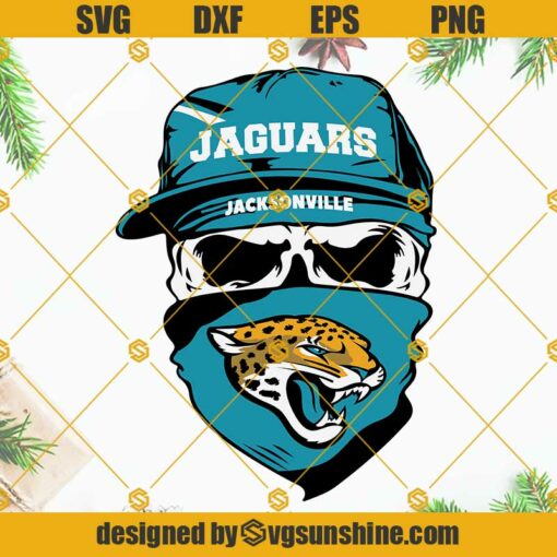 Jacksonville Jaguars Skull SVG
