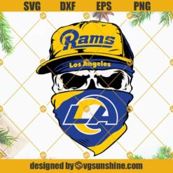 Los Angeles Rams Skull SVG