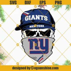 New York Giants Skull SVG