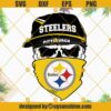 Pittsburgh Steelers Skull SVG