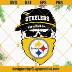 Pittsburgh Steelers Skull SVG, Steelers SVG, Football SVG, Pittsburgh Steelers SVG
