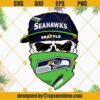 Seattle Seahawks Skull SVG