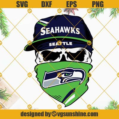 Seattle Seahawks Skull SVG, Seahawks SVG, Football SVG, Seattle ...