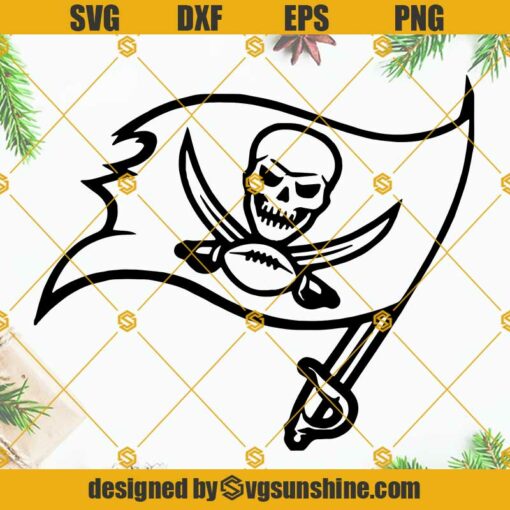 Tampa Bay Buccaneers Flag SVG, Tampa Bay Buccaneers SVG